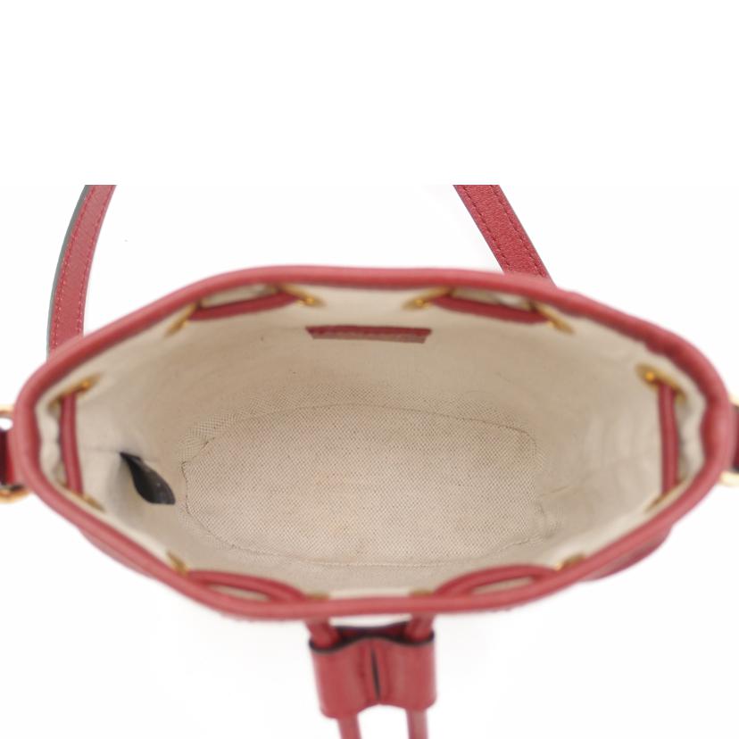 GUCCI グッチ ショルダーバッグ 巾着 斜メ掛ケ レディース/GGスプリーム・ミニバケット/ドラエモンコラボ/647801//520981/Aランク/69