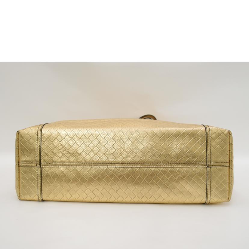 BOTTEGA VENETA ボッテガ・ヴェネタ 肩掛ケ 金色 レディース メンズ/イントレッチオ・ミラージュトート/ゴールド//B01958582E/Aランク/69