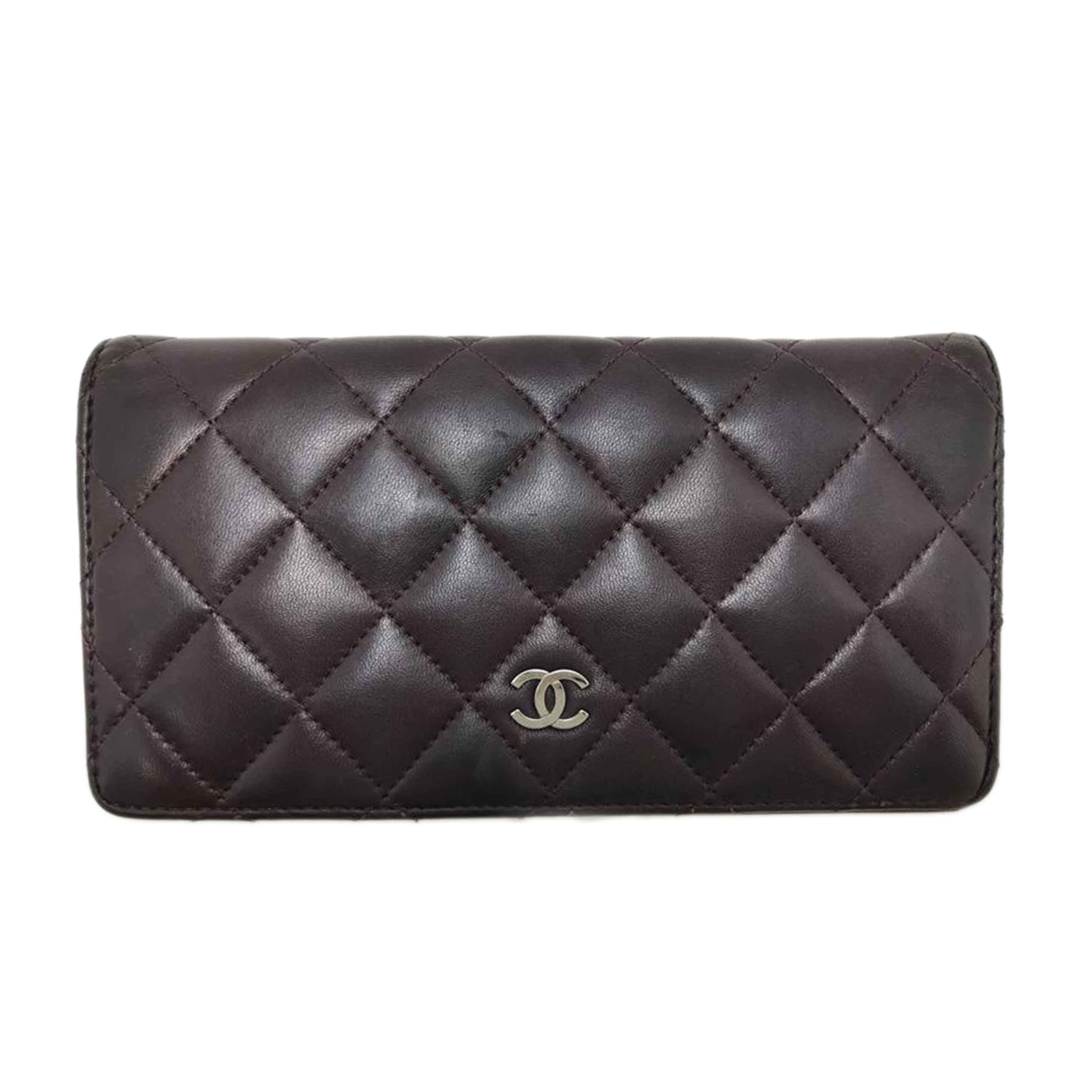 CHANEL シャネル/マトラッセ長財布 パープル/15216075//ABランク/51