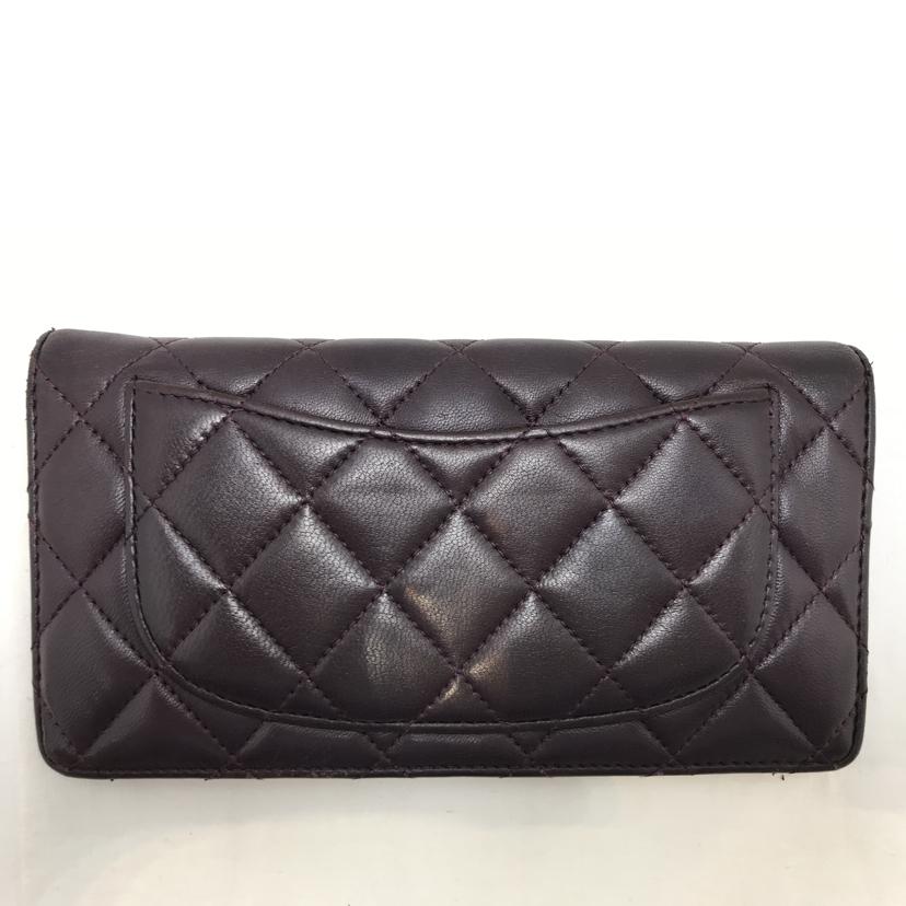 CHANEL シャネル/マトラッセ長財布 パープル/15216075//ABランク/51