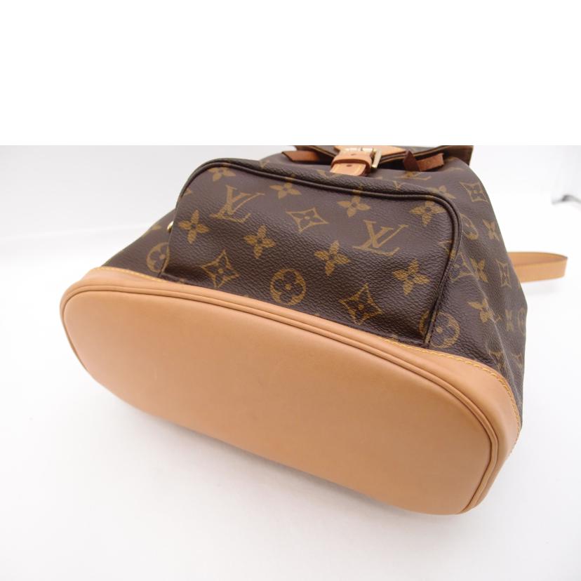 LOUIS VUITTON ルイヴィトン ルイ・ヴィトン ビトン バッグ リュック バックパック ブラウン レディース 定番 人気 LV 肩掛け/ミニ・モンスリ/モノグラム/M51137//SP0***/Aランク/69