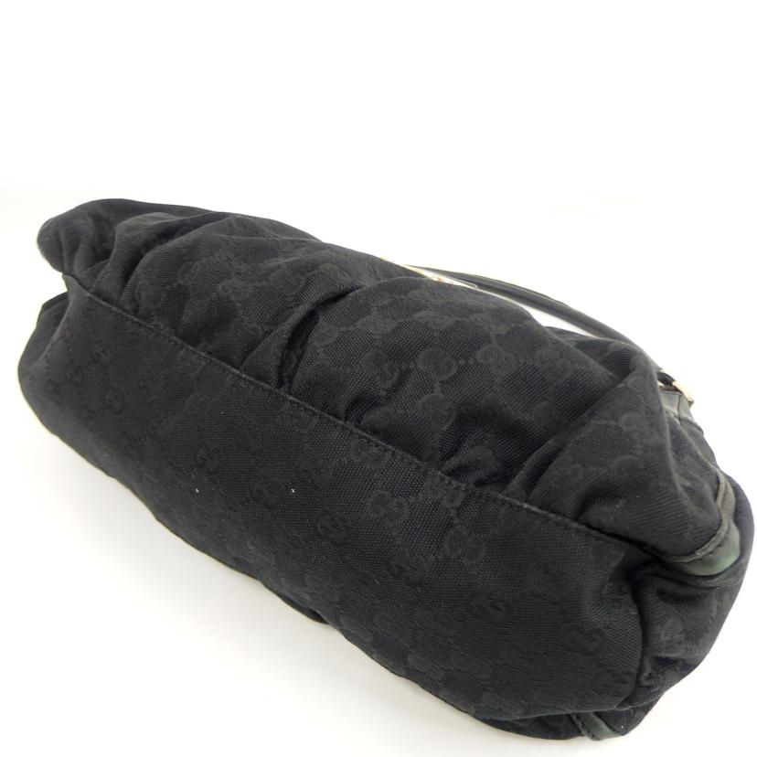 GUCCI グッチ/GGキャンバスワンショルダー黒/189833//493492/Bランク/82