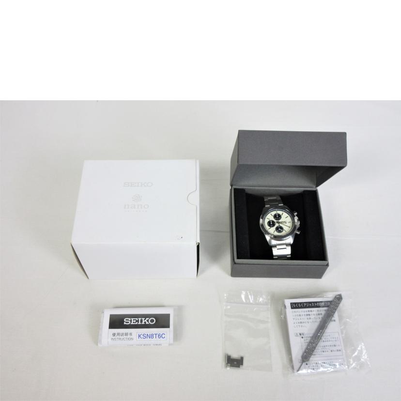 SEIKO×nano universe セイコー×ナノユニバース/メンズクロノグラフ クオーツ/SZSJ006//020362/Aランク/70