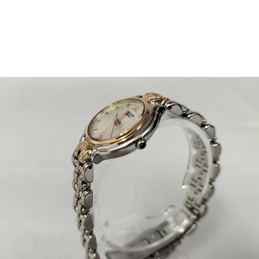 CREDOR クレドール/ラグダイヤ レディース クォーツ SS/YG/4J81-0A90//140016/ABランク/52