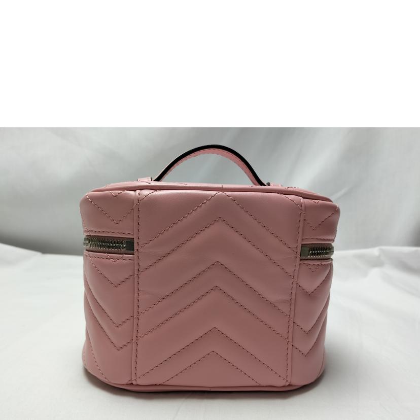 GUCCI グッチ/GGマーモント コスメバッグ ピンク/624615//2091/Aランク/52