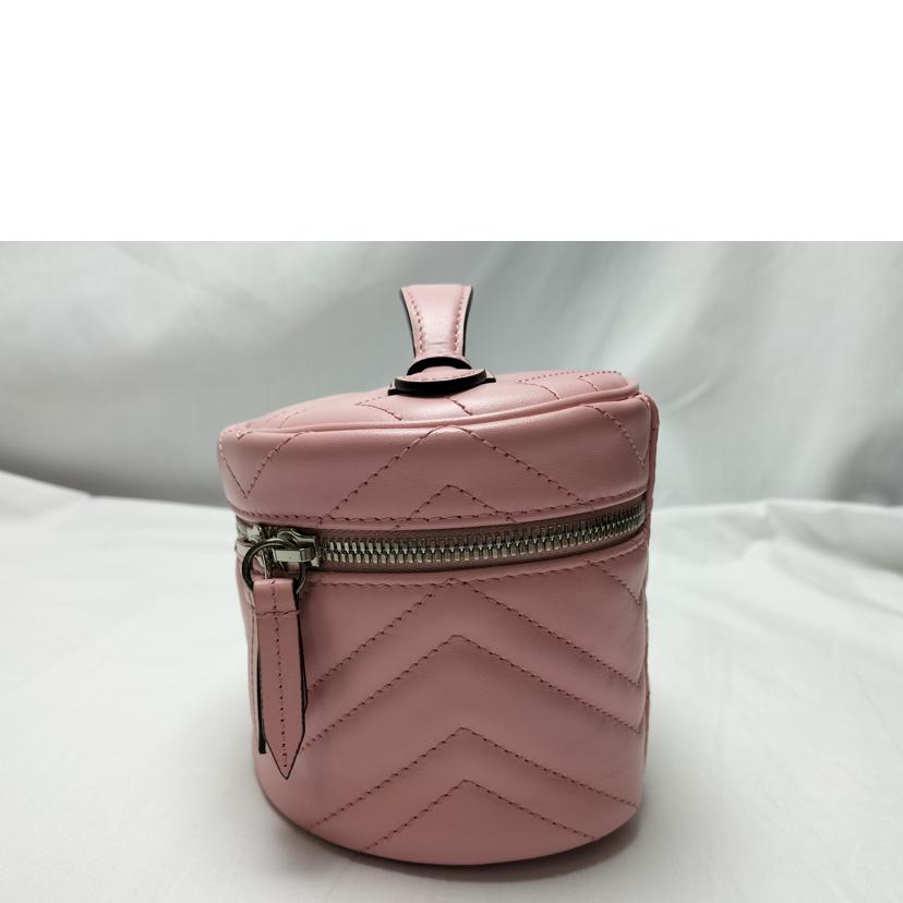 GUCCI グッチ/GGマーモント コスメバッグ ピンク/624615//2091/Aランク/52
