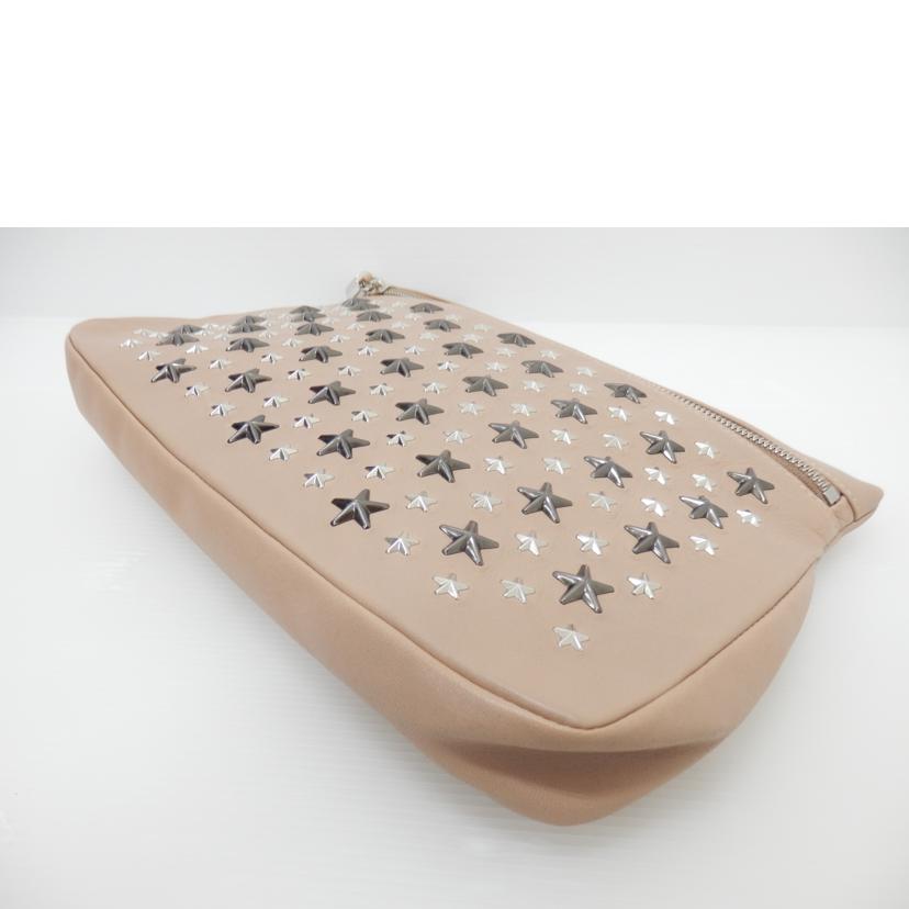 JIMMYCHOO ジミーチュウ/ゼナクラッチ レザーバッグ//Bランク/88