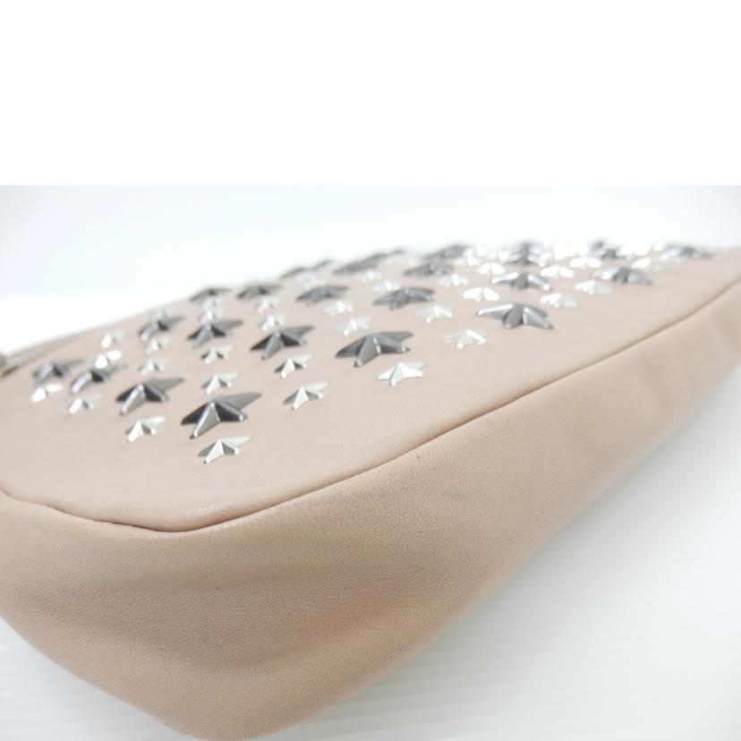 JIMMYCHOO ジミーチュウ/ゼナクラッチ レザーバッグ//Bランク/88