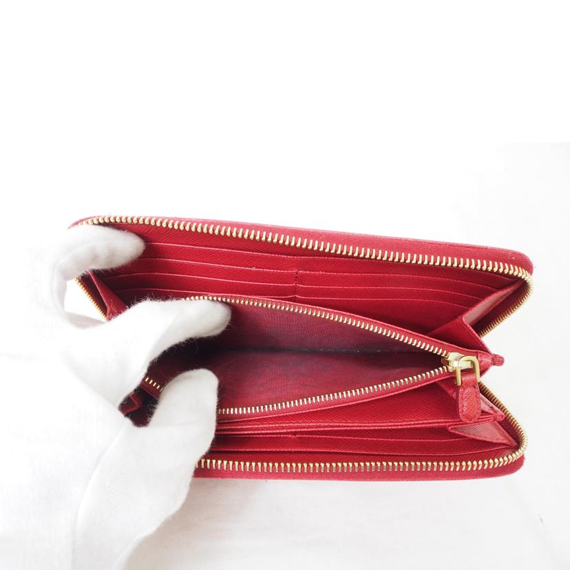 PRADA プラダ/サフィアーノ/ラウンドファスナー長財布/1ML506//Bランク/78