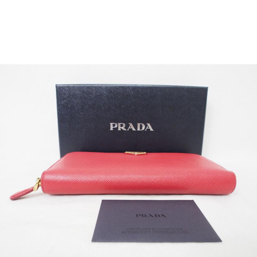 PRADA プラダ/サフィアーノ/ラウンドファスナー長財布/1ML506//Bランク/78