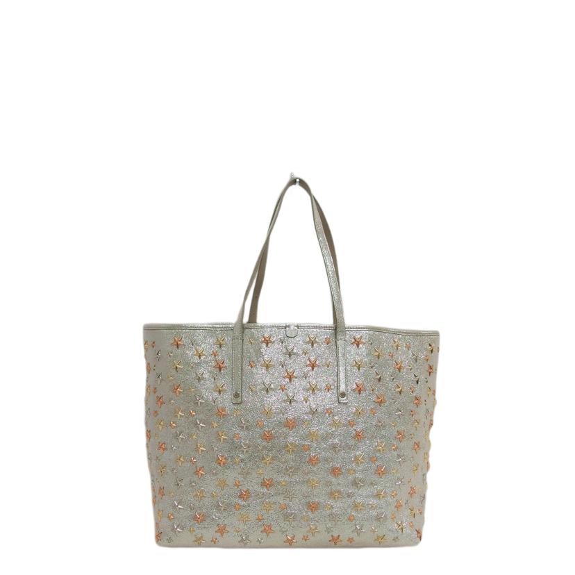 JIMMY CHOO ジミーチュ/サシャトートバッグ/シルバー//Aランク/04