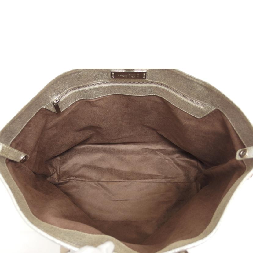 JIMMY CHOO ジミーチュ/サシャトートバッグ/シルバー//Aランク/04