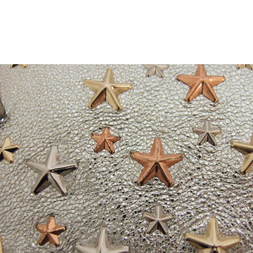 JIMMY CHOO ジミーチュ/サシャトートバッグ/シルバー//Aランク/04