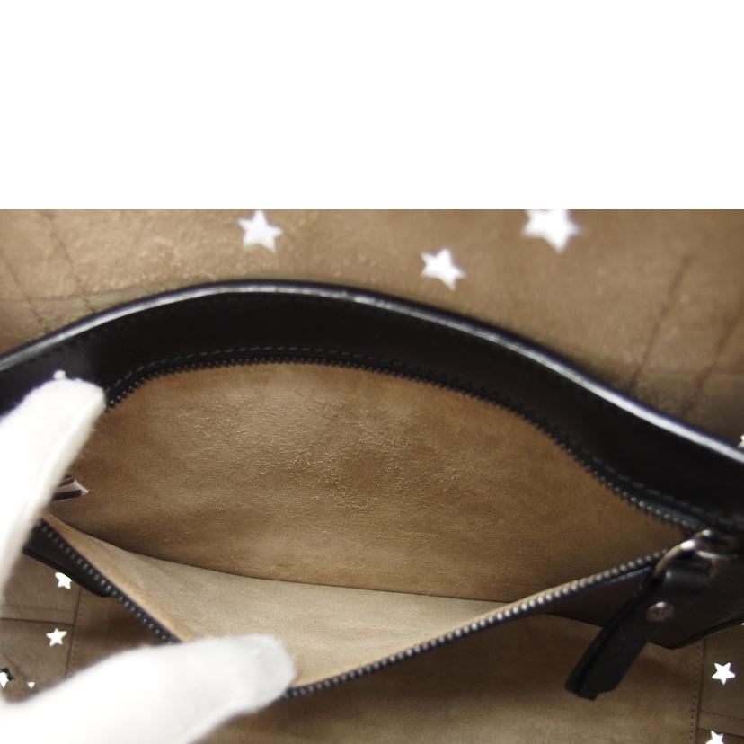 JIMMY CHOO ジミーチュー/サシャトートバッグ/シルバー×ブラック//ABランク/04