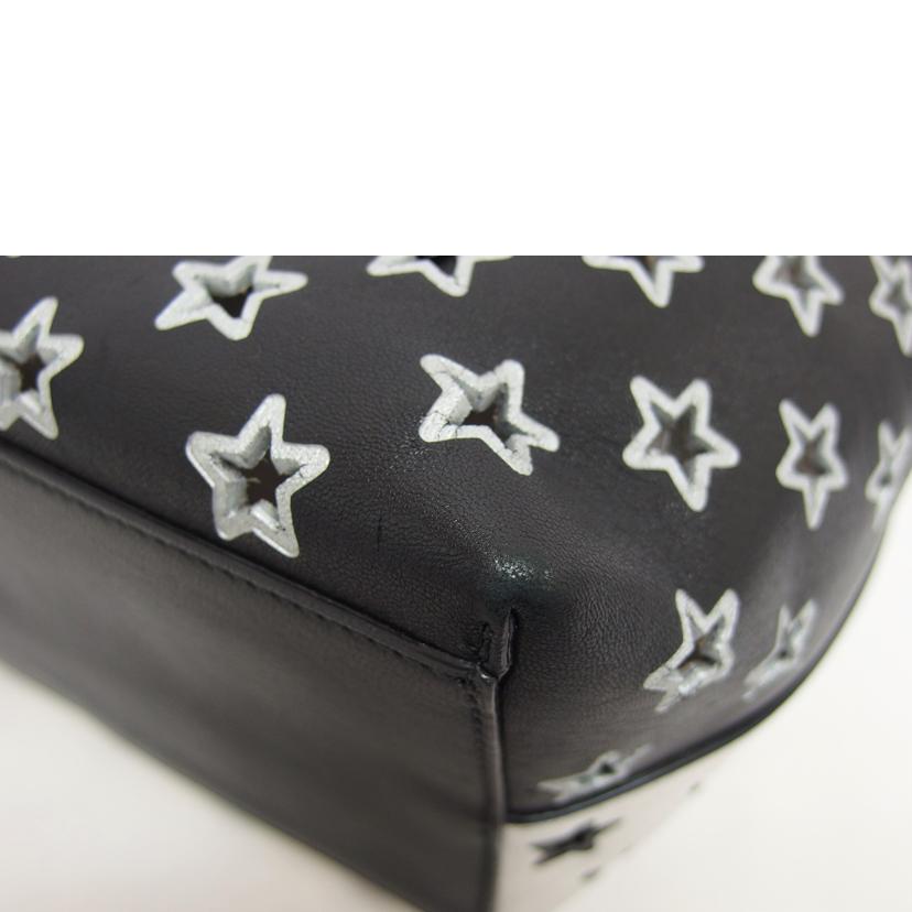 JIMMY CHOO ジミーチュー/サシャトートバッグ/シルバー×ブラック//ABランク/04