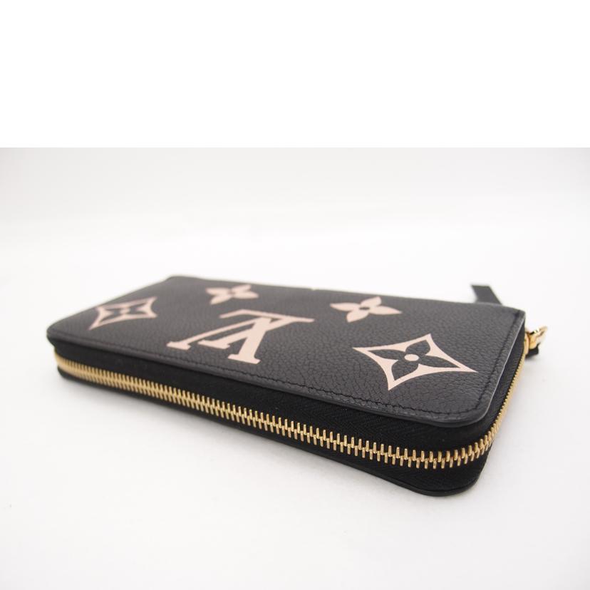 LOUIS VUITTON ルイヴィトン ビトン ラウンドファスナー長財布 ブラック 黒 レディース/ジッピーウォレット/モノグラムアンプラント/バイカラー/M80481//RFI****/Aランク/69
