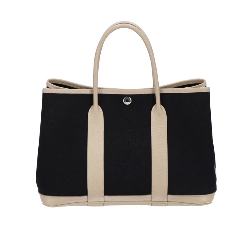 HERMES エルメス/ガーデンパーティTPM/トワルオフィシエ/ノワール×クレ//D/ABランク/75