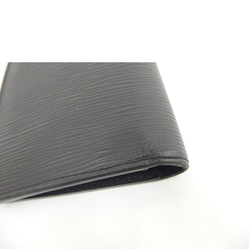 LV ルイヴィトン/ポルトフォイユブラザ/エピ・ノワール/M60622//CA3189/ABランク/82