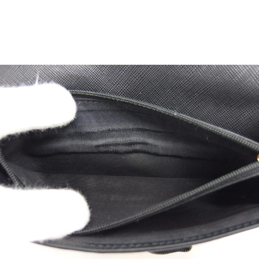 Ferragamo フェラガモ/ヴェラリボン二つ折り長財布/ブラック//K1-*******/Bランク/04