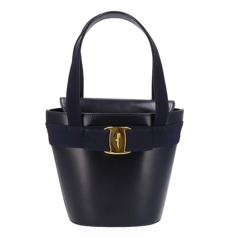 Ferragamo フェラガモ/ヴェラ リボンレザーハンドバッグ/HA216101//ABランク/75