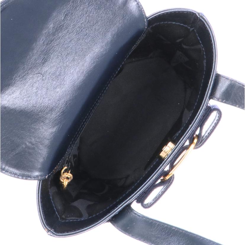 Ferragamo フェラガモ/ヴェラ リボンレザーハンドバッグ/HA216101//ABランク/75