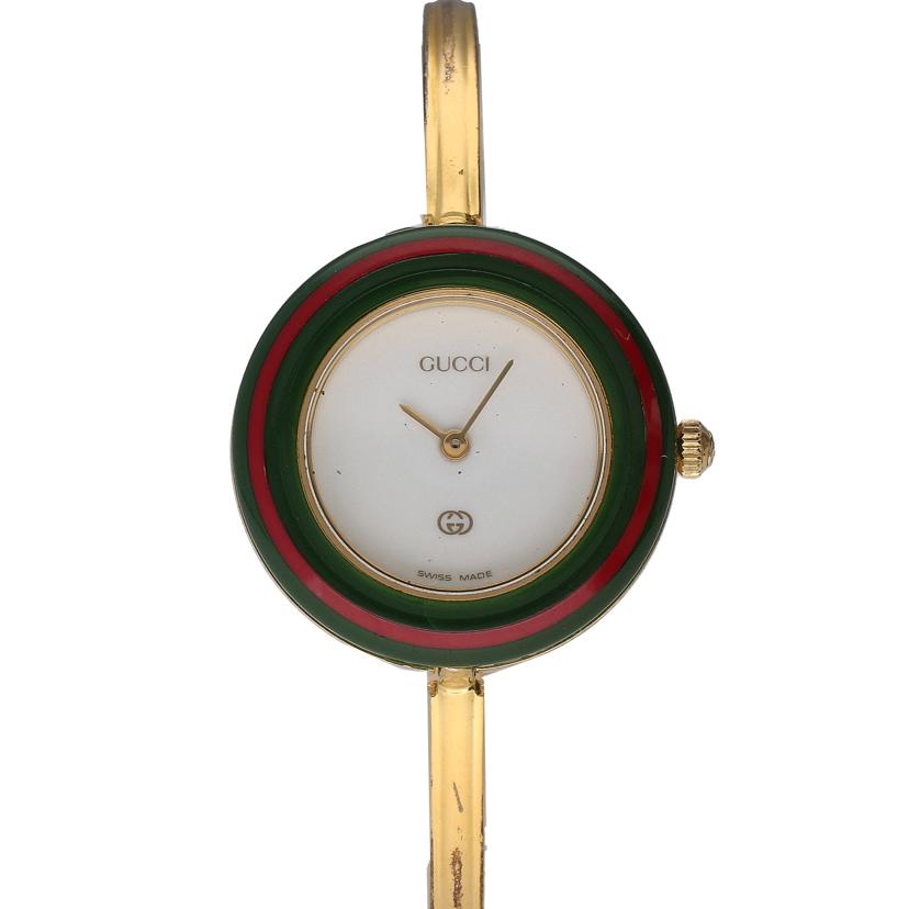 GUCCI グッチ/チェンジベゼルウォッチ/レディース/クオーツ/11/12//076****/Bランク/84