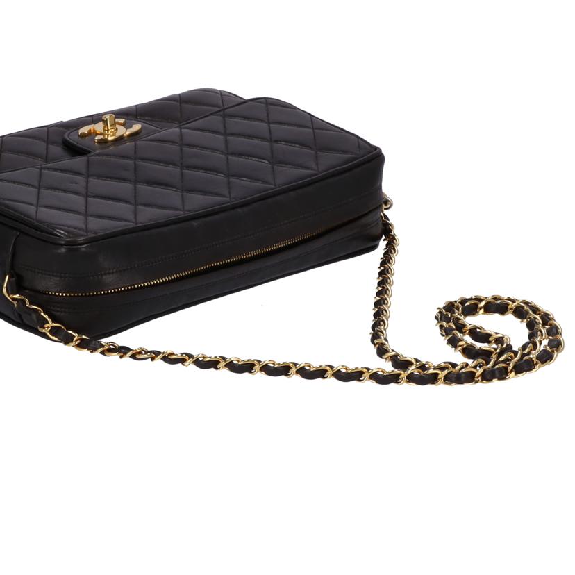 CHANEL CHANEL/ラムスキンマトラッセチェーンショルダー//3731068/Bランク/75