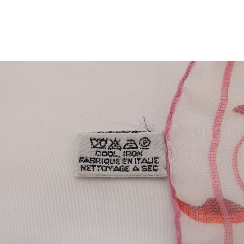 CHANEL シャネル/シルクシフォンスカーフ/ピンク//ABランク/04