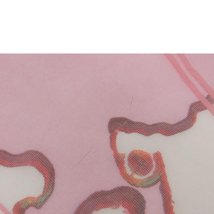 CHANEL シャネル/シルクシフォンスカーフ/ピンク//ABランク/04