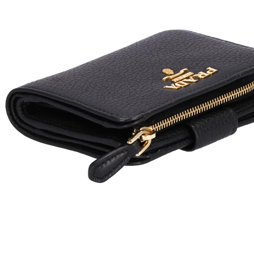 PRADA プラダ/L字ラウンドレザーウォレット/VITELLO GRAIN/1ML018//ABランク/75