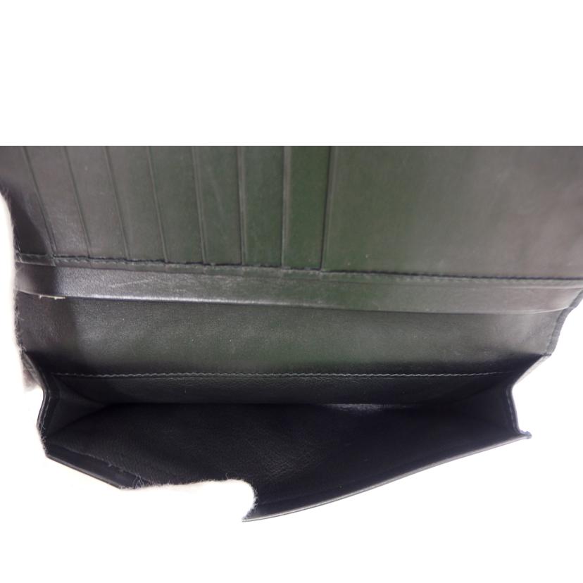 BOTTEGA ボッテガ/イントレチャート長札入れ/黒//B00566187A/Bランク/82