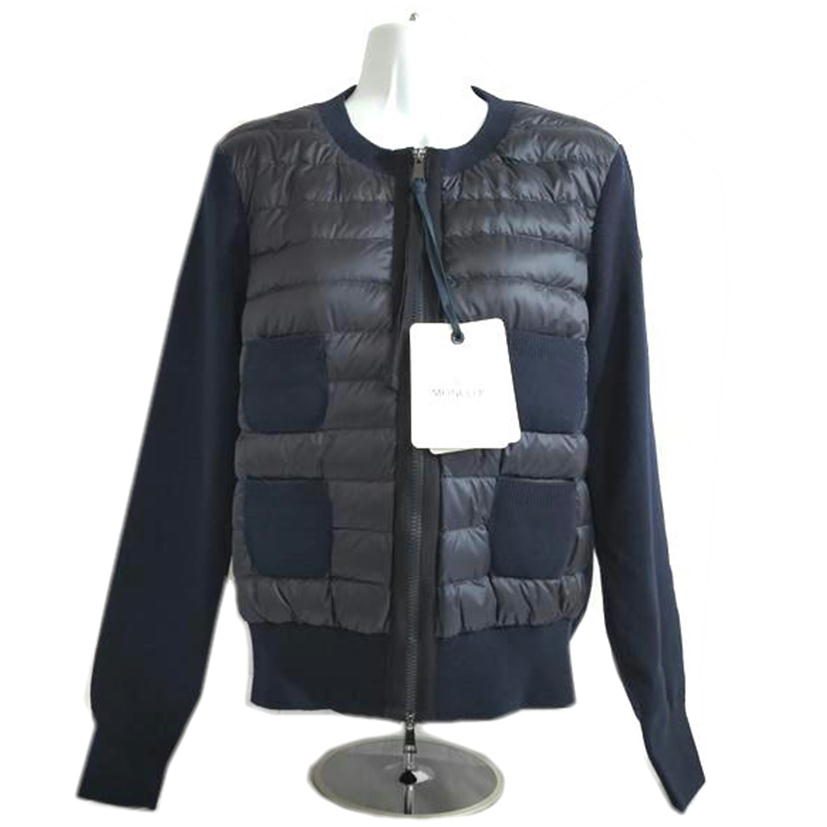 MONCLER モンクレール/CARDIGAN TRICOT  ポケット付キダウンカーディガン/H20939B51000A9018/M/レディースアウター/Aランク/52【中古】