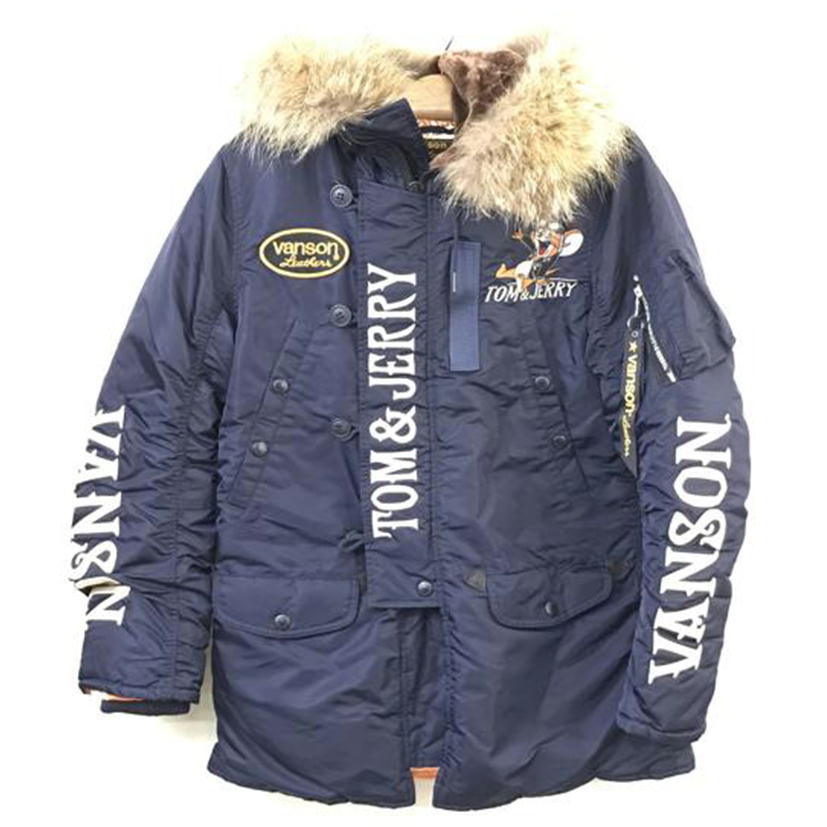 VANSON バンソン/TOM&JERRY コラボ刺繍 N-3B フライトジャケット//ABランク/51