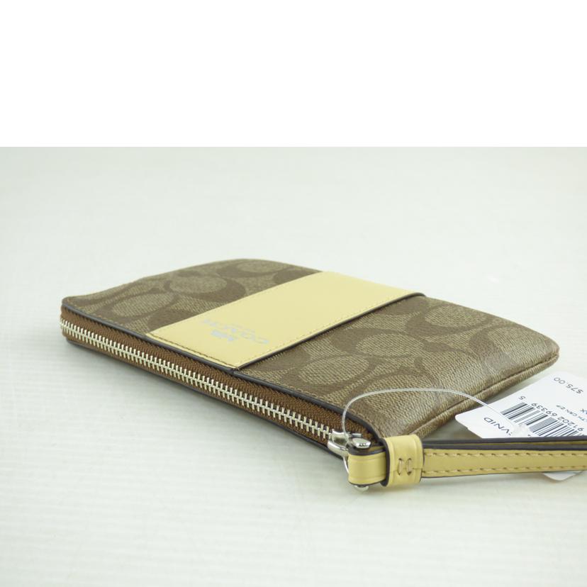 COACH コーチ/シグネチャーPVCレザーポーチ/F58035//A18**/Aランク/64