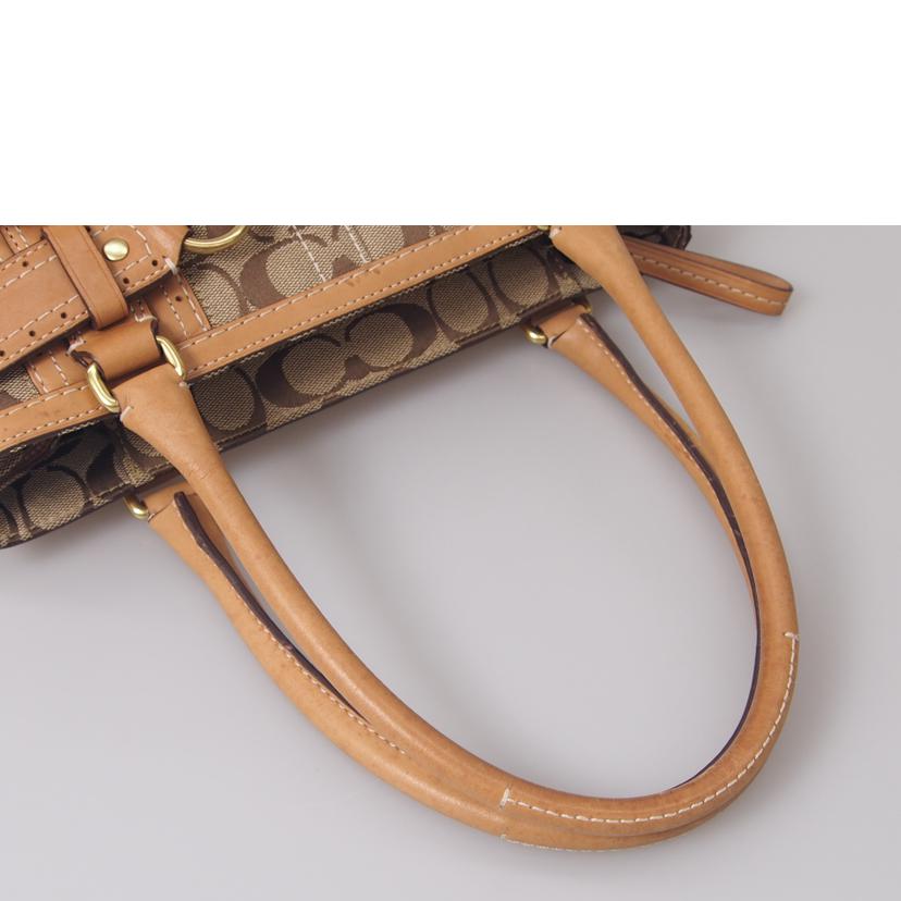 COACH コーチ/シグネチャーハンドバッグ/10507//L06**/Bランク/76