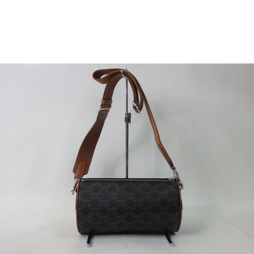 CELINE セリーヌ/シリンダーバッグ/トリオフキャンバス/タン/110052EJF.04LI//S-ME・4232/SAランク/84