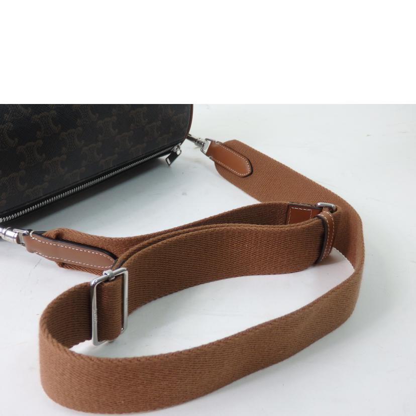 CELINE セリーヌ/シリンダーバッグ/トリオフキャンバス/タン/110052EJF.04LI//S-ME・4232/SAランク/84