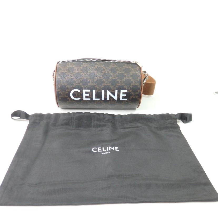 CELINE セリーヌ/シリンダーバッグ/トリオフキャンバス/タン/110052EJF.04LI//S-ME・4232/SAランク/84