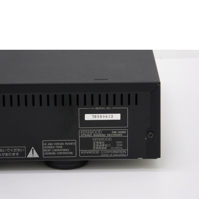 KENWOOD KENWOOD/MDレコーダー/DM-3090/DM-3090//70909033/Bランク/88