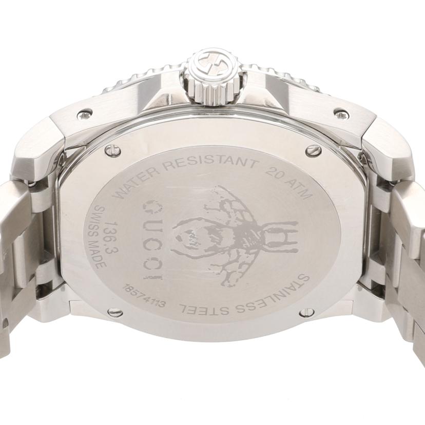 GUCCI グッチ/グッチダイブ・ホワイト/メンズ/クオーツ/YA136336//185*****/SAランク/92