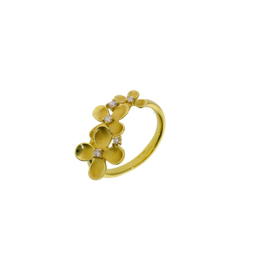/K18ダイヤリング/0.13ct/#16//ABランク/75