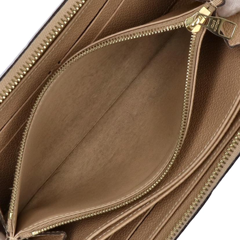 LV ルイヴィトン/ジッピーウォレット/モノグラムアンプラント/ベージュ系/M60746//SP4***/Bランク/75