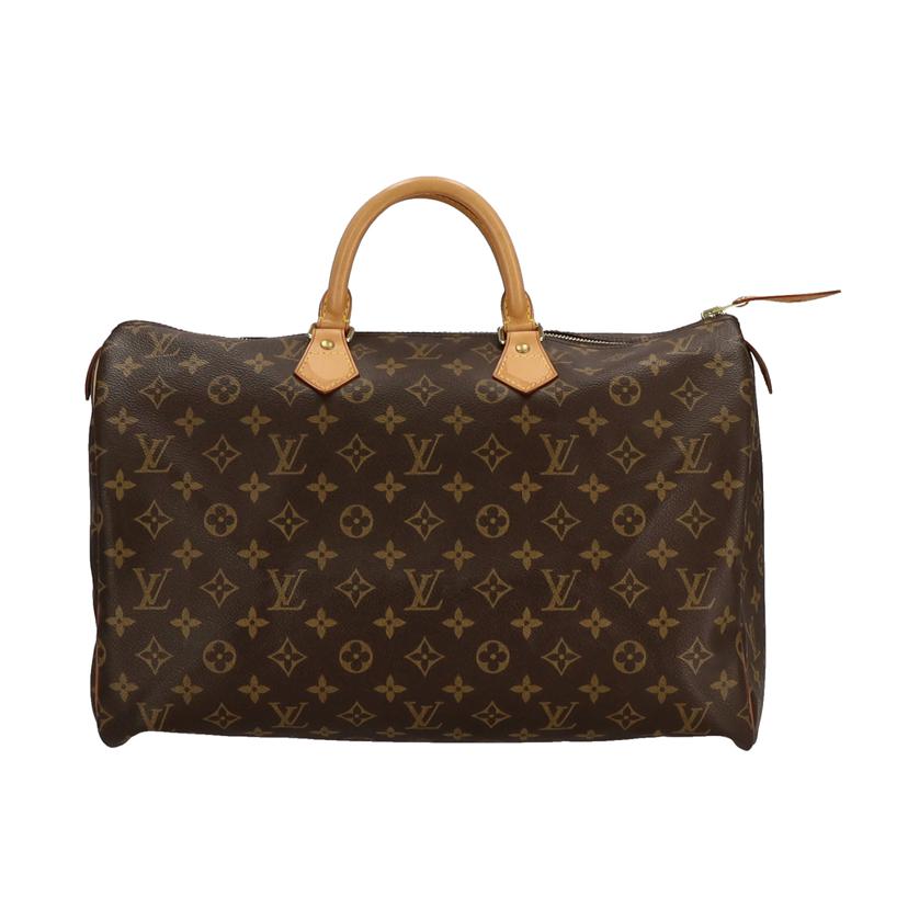 LV ルイヴィトン ルイ・ヴィトン ビトン ショルダーバッグ ハンドバッグ トートバッグ ブラウン メンズ レディース 定番 人気 LV 斜め掛け 肩がけ/スピーディ40/モノグラム/M41522//MB1***/ABランク/75