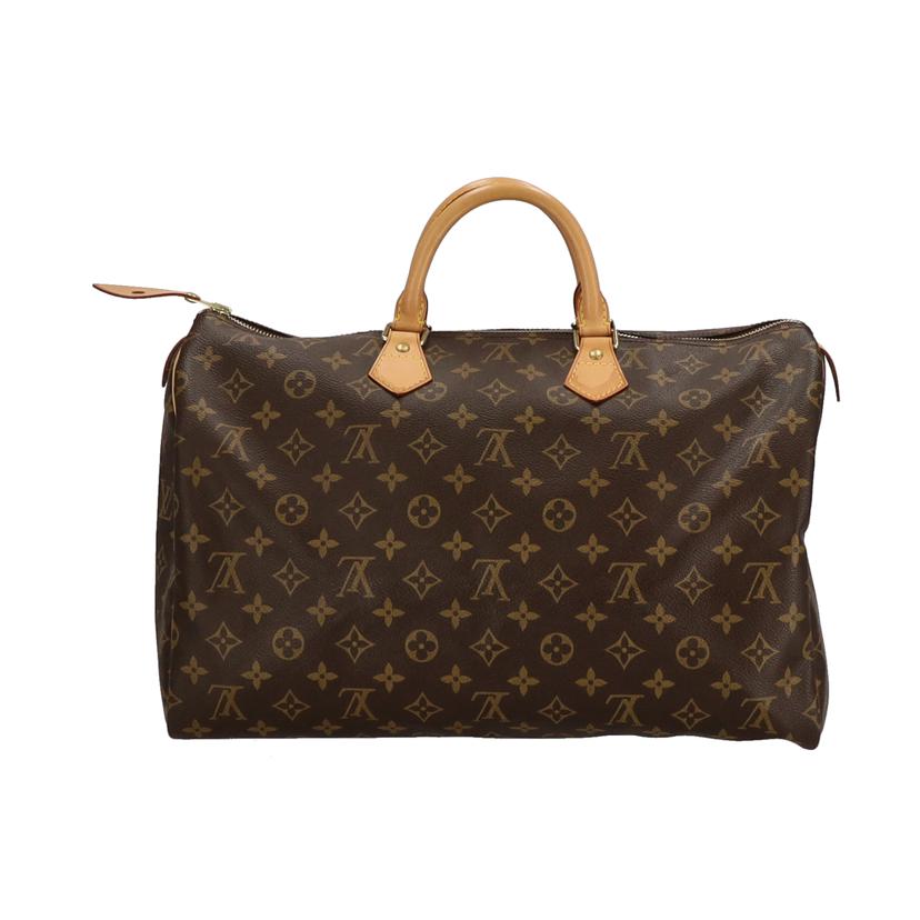 LV ルイヴィトン ルイ・ヴィトン ビトン ショルダーバッグ ハンドバッグ トートバッグ ブラウン メンズ レディース 定番 人気 LV 斜め掛け 肩がけ/スピーディ40/モノグラム/M41522//MB1***/ABランク/75