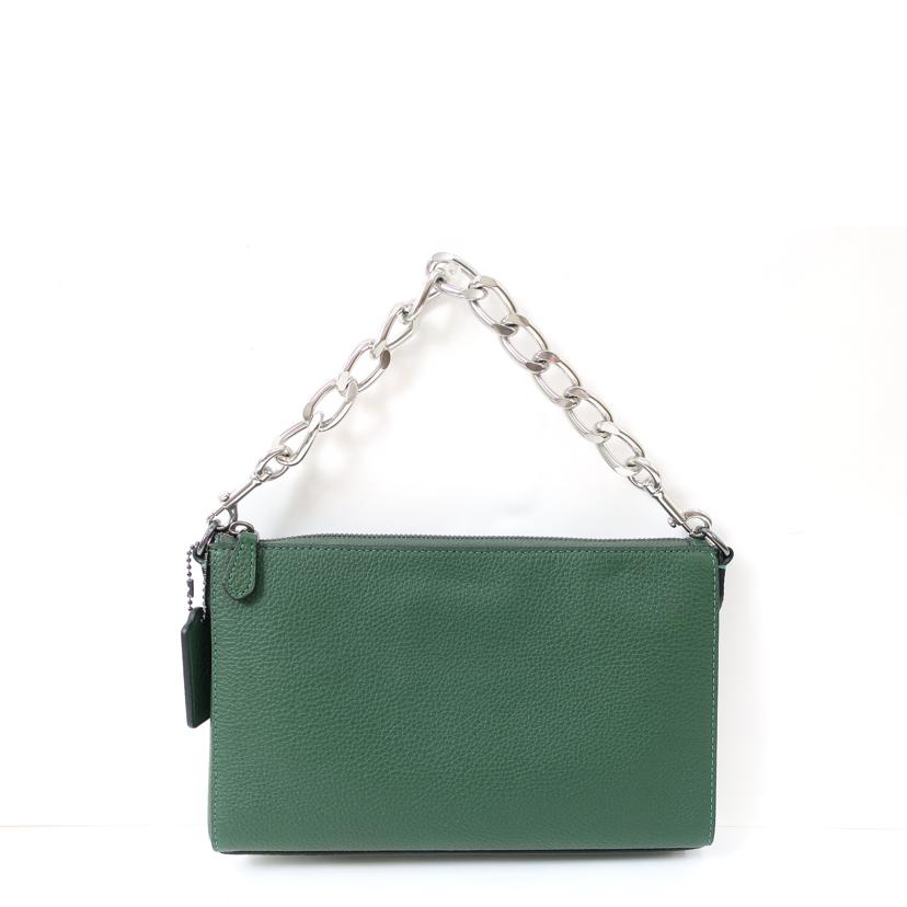 COACH コーチ/ホールデン クロスボディ チェーンハンドバッグ ショルダーバッグ/グリーン/CE689//Aランク/65