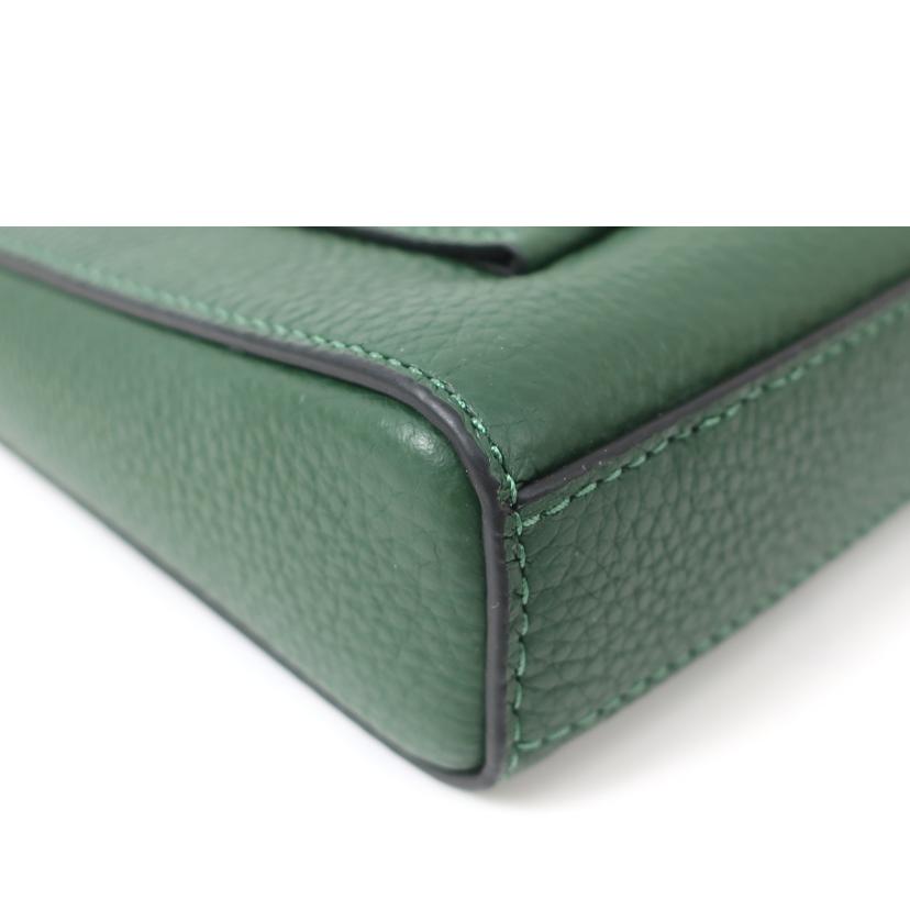 COACH コーチ/ホールデン クロスボディ チェーンハンドバッグ ショルダーバッグ/グリーン/CE689//Aランク/65