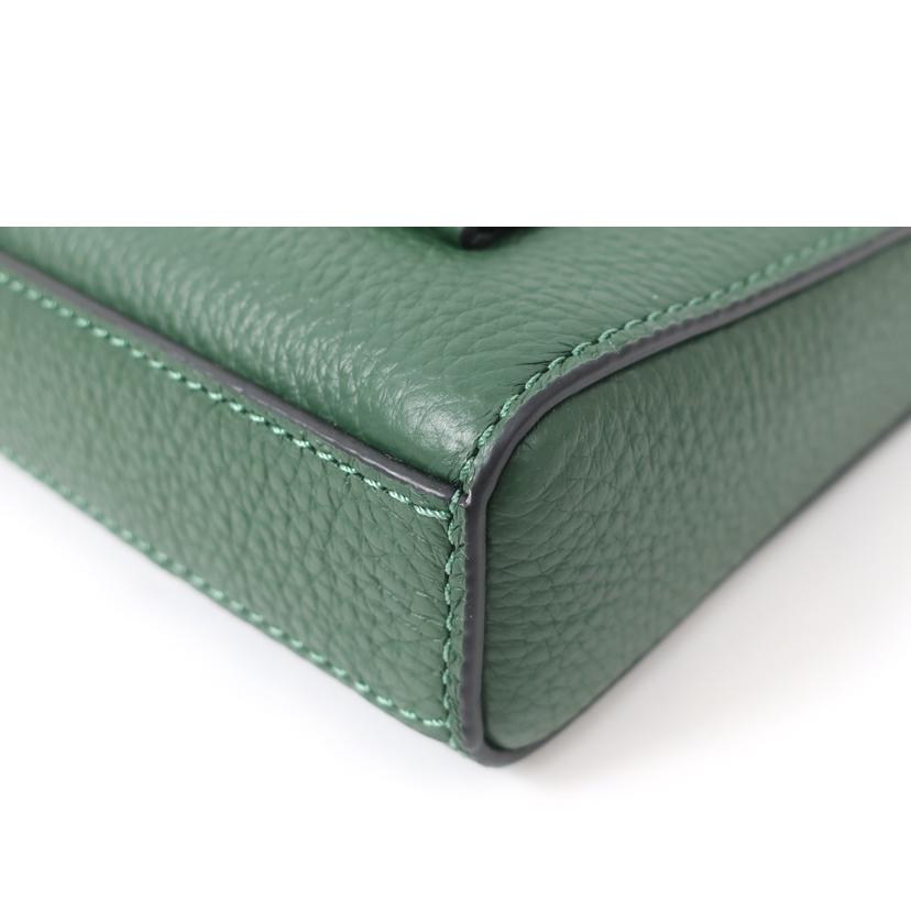 COACH コーチ/ホールデン クロスボディ チェーンハンドバッグ ショルダーバッグ/グリーン/CE689//Aランク/65