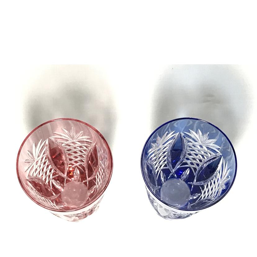 KAGAMI CRYSTAL カガミクリスタル/ペア一口ビールグラス/2814//ABランク/51