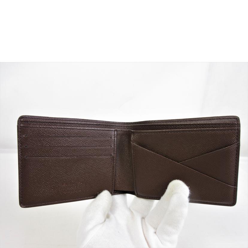 LV ルイヴィトン/ポルトフォイユ・ミュルティプル/ダミエ エベヌ/N60895//CT0137/ABランク/70