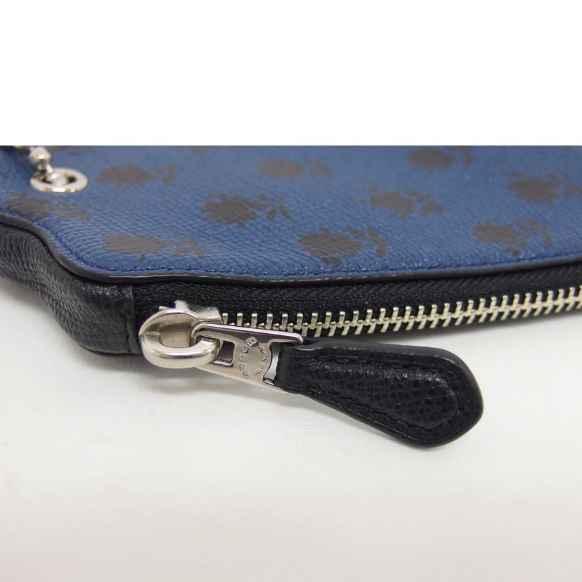 COACH コーチ/マルチポーチ/ブラック×フラワー/52928//L1481/ABランク/04